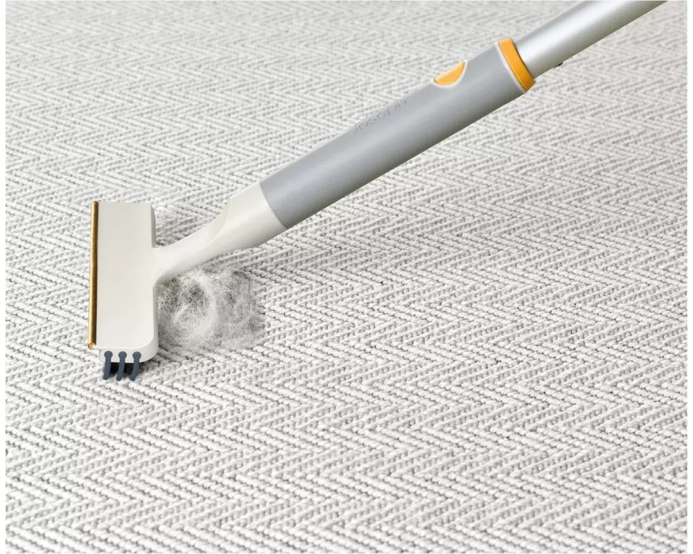 Joseph Joseph CleanTech 2-in-1 Teppich Reinigungsgadget hellgrau Grau