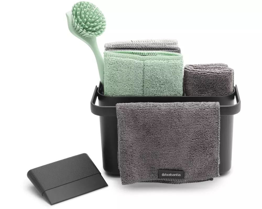 Brabantia SinkSide Reinigungsset Dunkelgrau