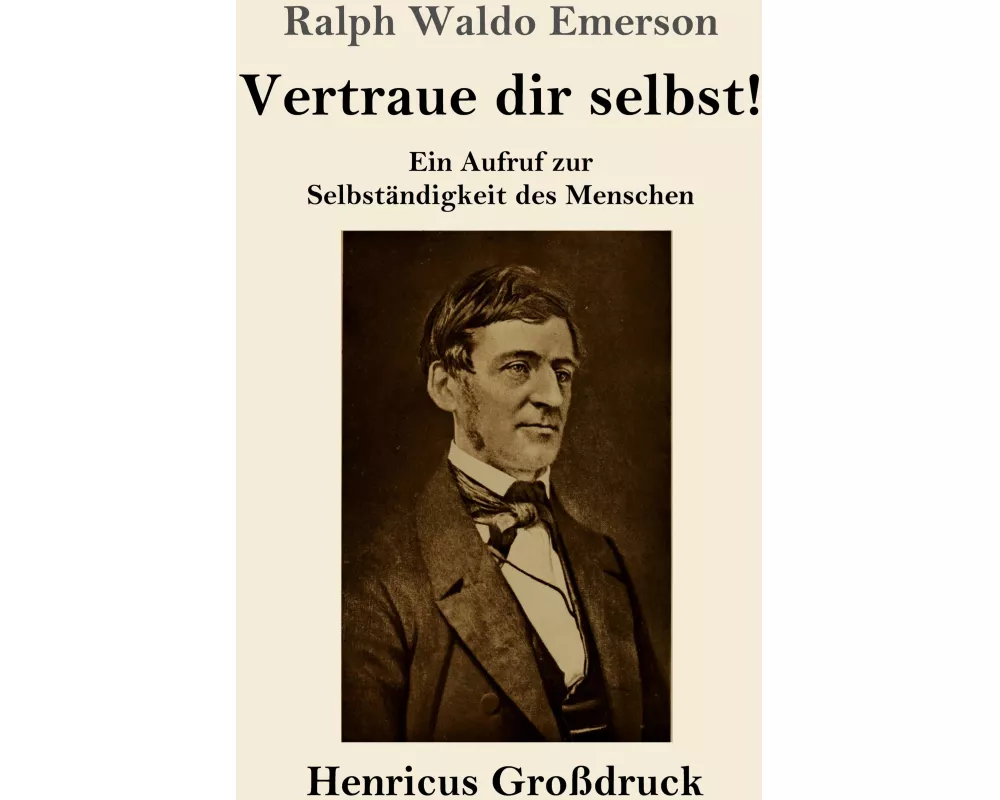 Vertraue dir selbst! (Großdruck)