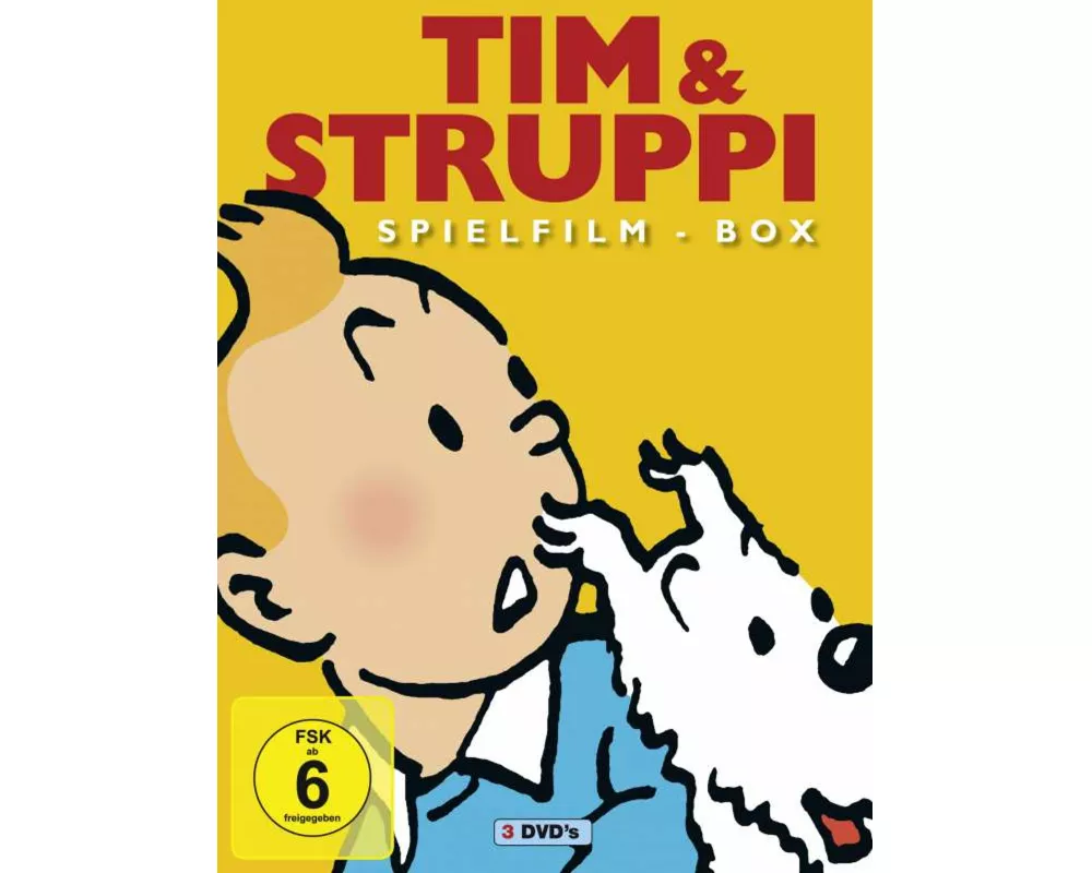 Tim & Struppi Spielfilm Box (Jumbo Amaray)