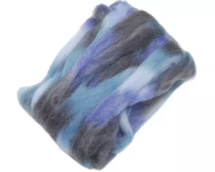 Heyda Filzwolle Space 25 g, Blau/Türkis