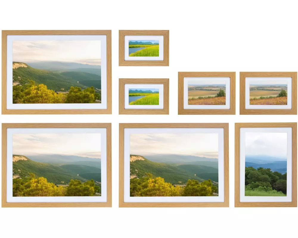 COCON Bilderrahmen 8er-Set, Nature