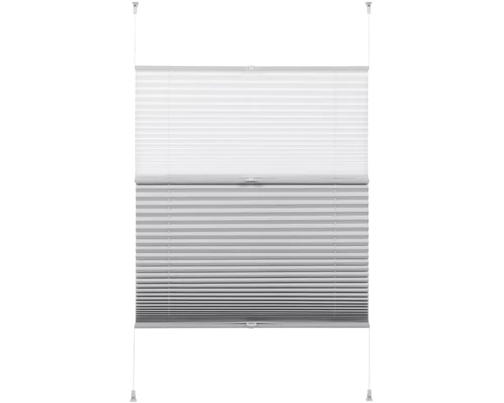 Gardinia Plissée Easyfix, Day & Night 40 x 130 cm, Weiss
