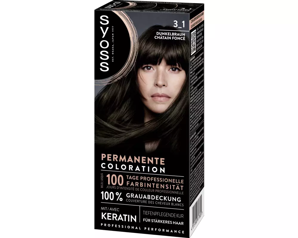 Syoss Haarcoloration 3-1 Dunkelbraun