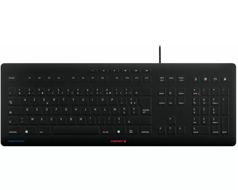 CHERRY JK-8502FR-2 Tastatur Universal USB AZERTY Französisch Schwarz