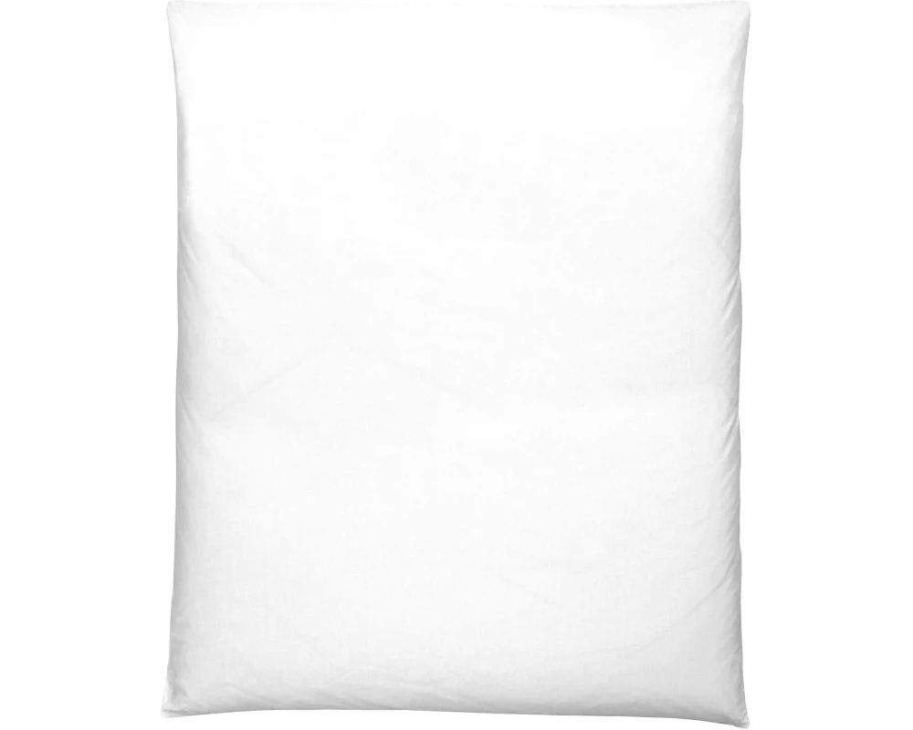 Home Fashion Duvetbezug Halbleinen uni weiss 160 x 210 cm