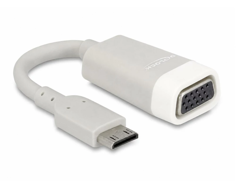Delock Adapter Adapter Mini-HDMI (HDMI-C) - VGA