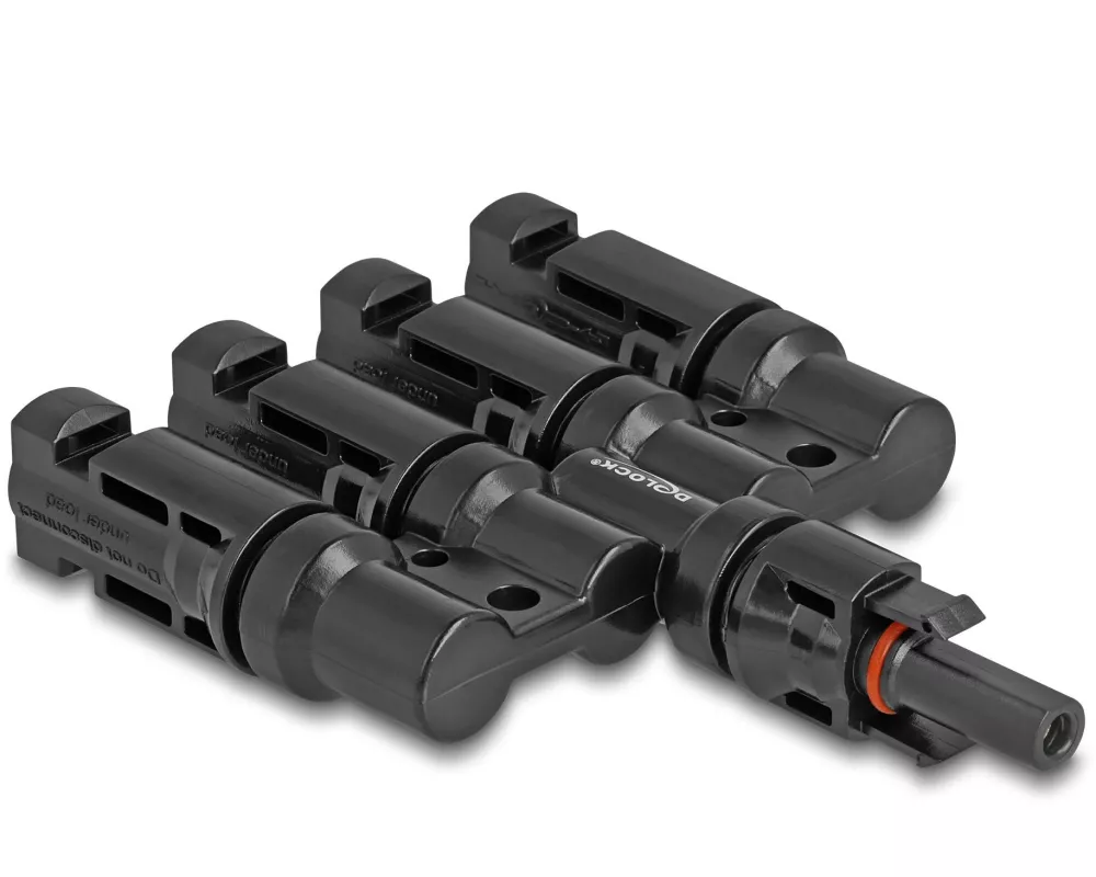 Delock DL4 Solar Konnektor 1x Buchse zu 4x Stecker, IP67