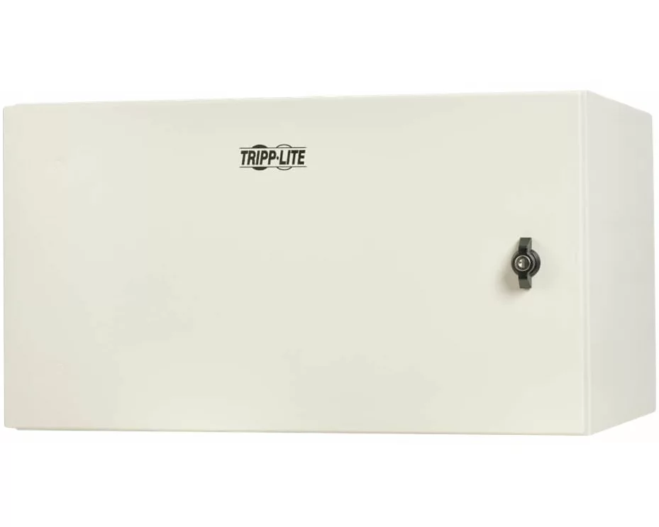 EATON TRIPPLITE SmartRack, Industrial, Enclosure, with, Lock, NEMA, 4, 16.5inch, Depth, 6U, Gray