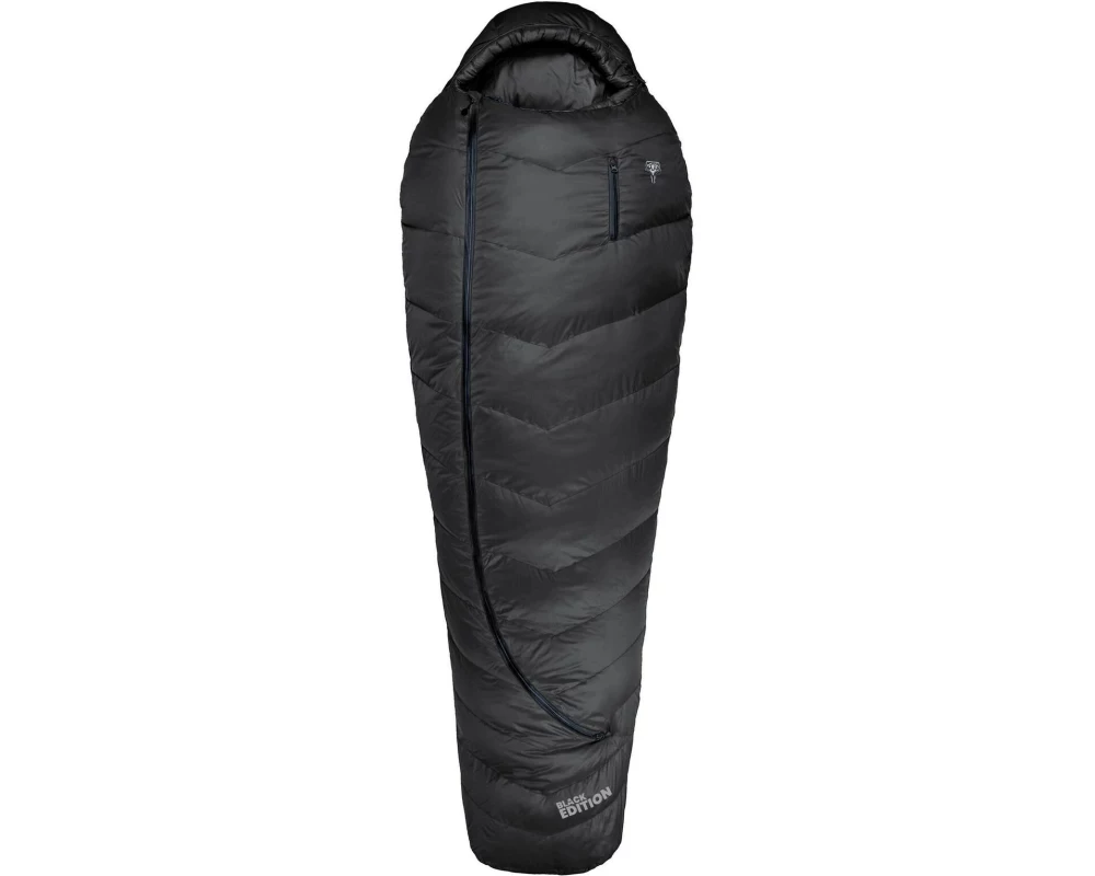 Grüezi Bag Schlafsack DownWool Subzero 2.0 -8 °C 200 cm, Schwarz