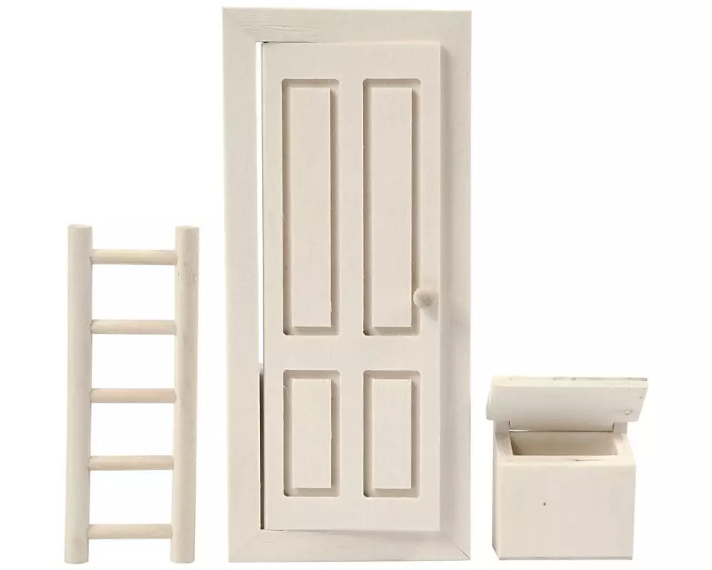 Creativ Company Mini-Möbel Wichteltür mit Briefkasten 18 cm