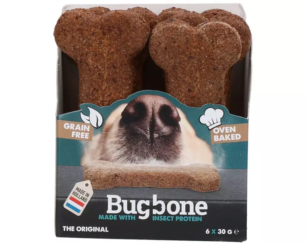 BugBone Leckerli Medium 6 x 30g, mit Insektenprotein