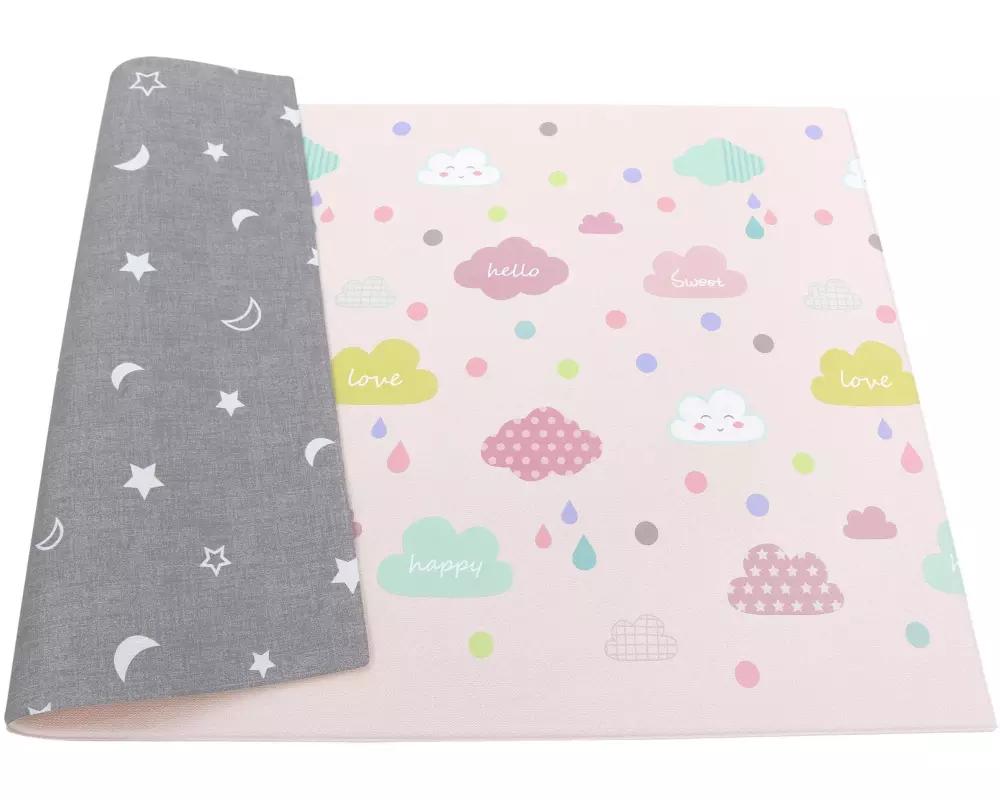 BABY CARE Spielmatte Happy Clouds, 185 x 125 cm