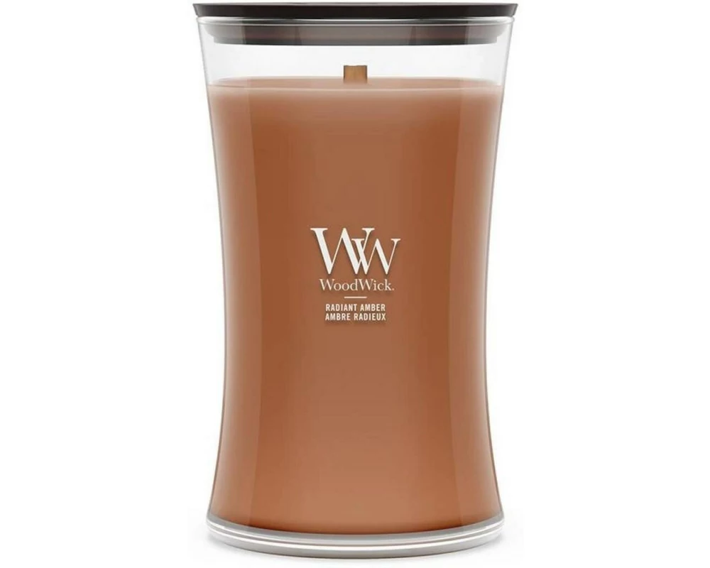 Woodwick Duftkerze Radiant Amber Large Jar