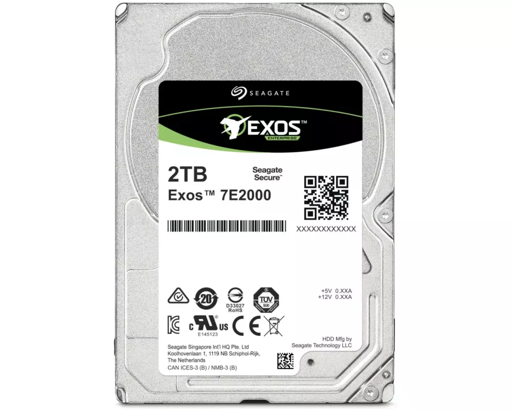 Seagate Harddisk Exos 7E2000 2.5" SATA 2 TB