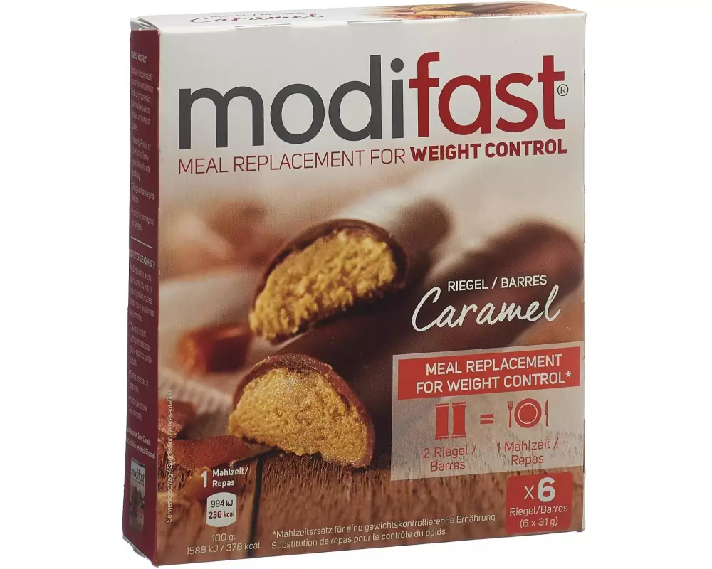 Modifast Riegel Caramel 6 x 31 g