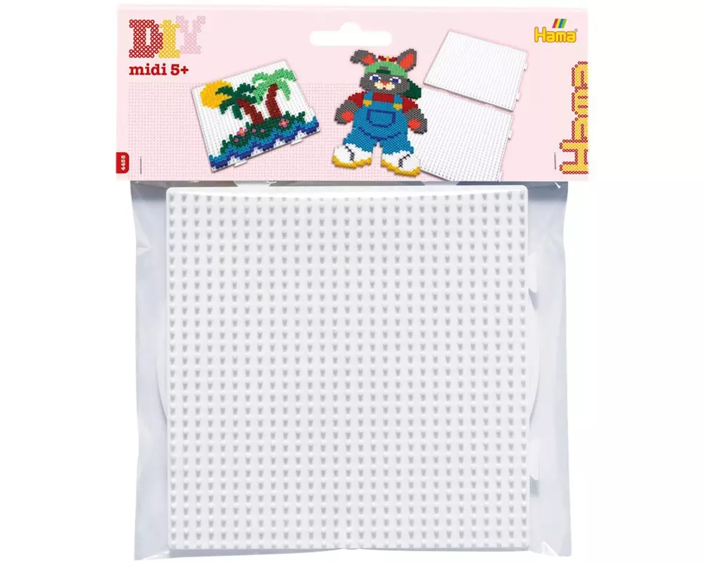 Hama Bügelperlen Platten Multi Quadrate Weiss