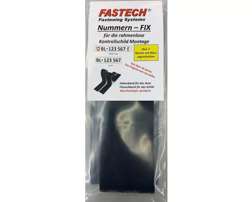 FASTECH Kennzeichenhalter Nummern Fix – Set 1