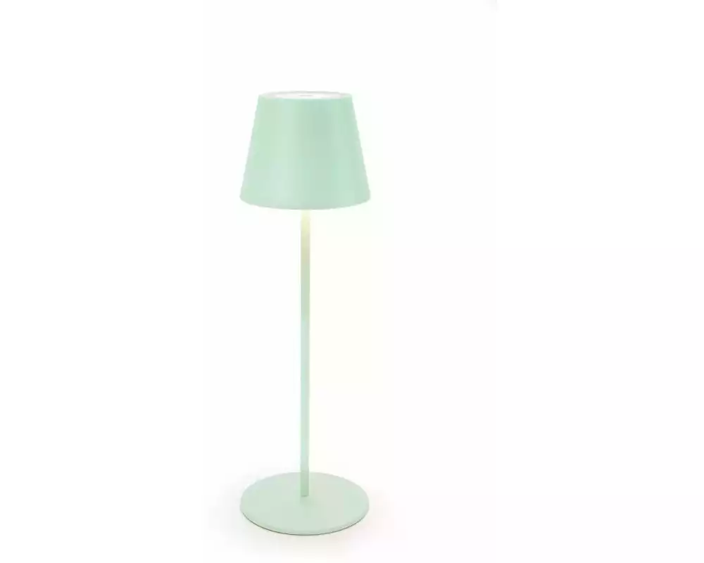 STT Tischleuchte Motion USB Luna, 23 LEDs, Ø 12 x 38 cm, Iceblue