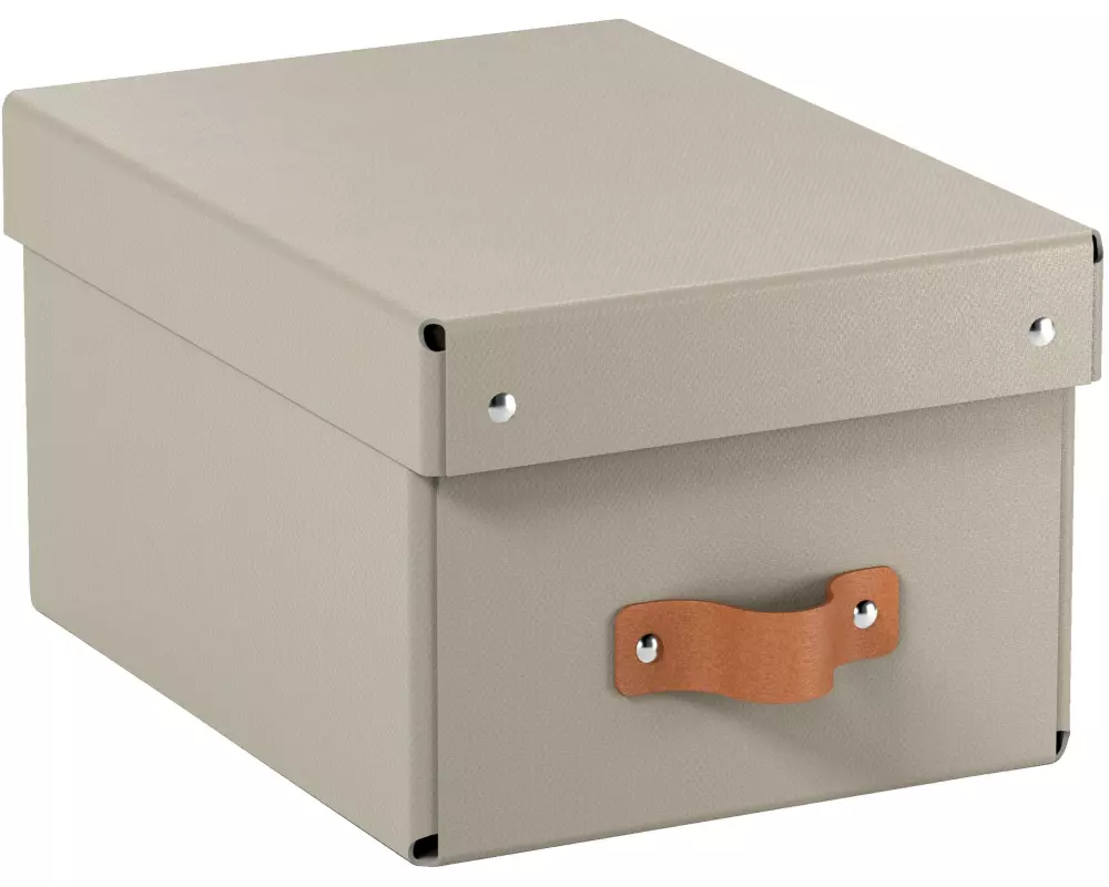 Leitz Arrchivbox Puro klein, mit Klappdeckel 2 Stück, Sand