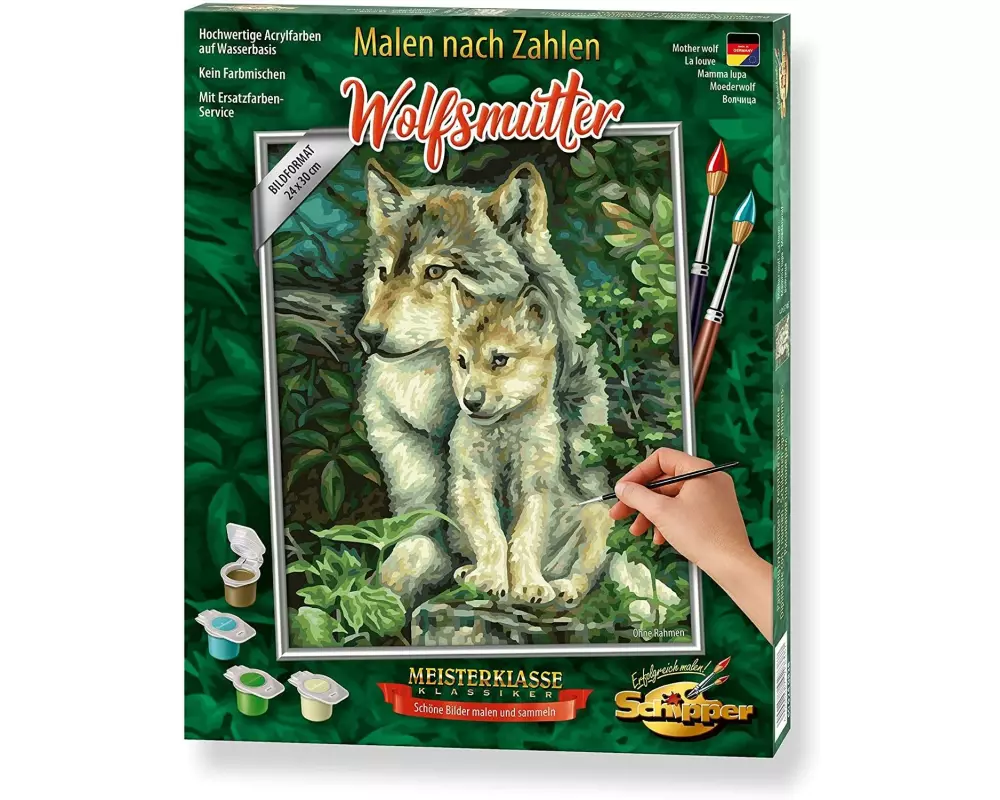 Schipper Malen nach Zahlen Wolfsmutter