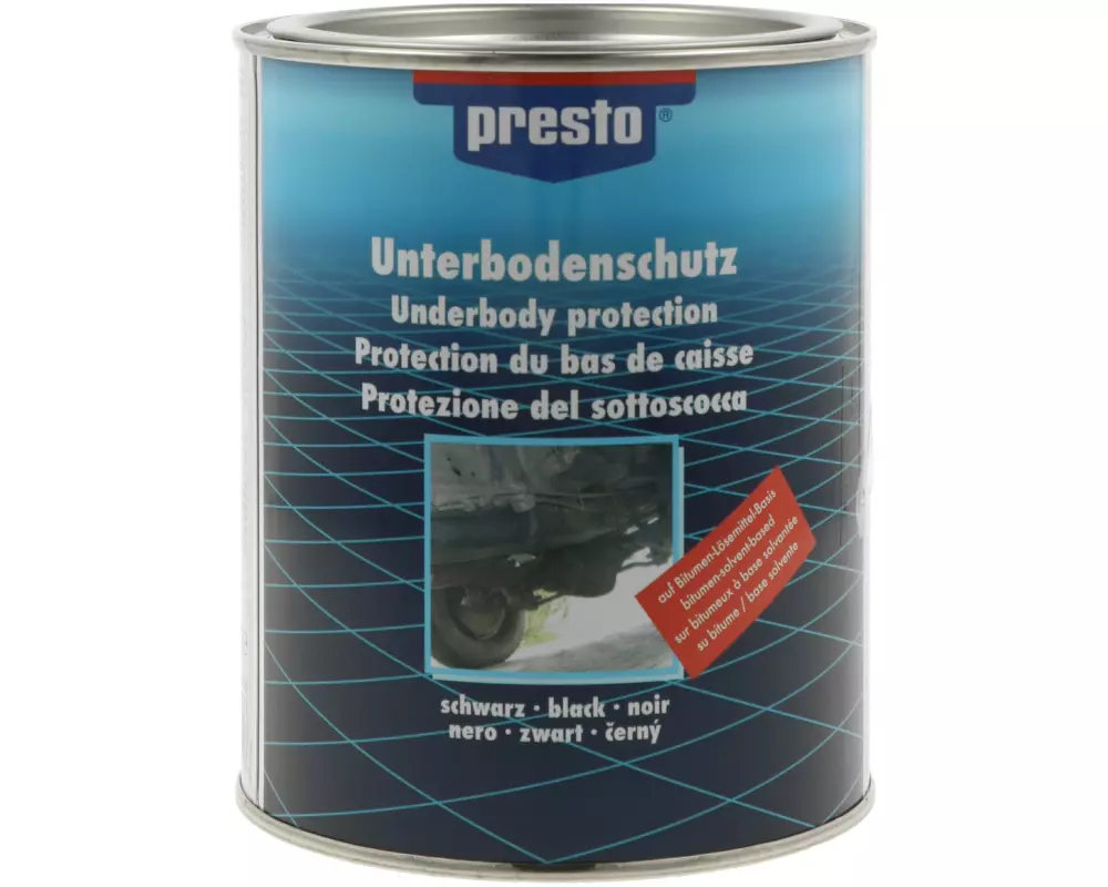 Presto Unterbodenschutz Bitumen Schwarz 1.3 kg