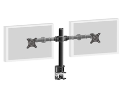 DUAL DESKTOP ARM CLAMP