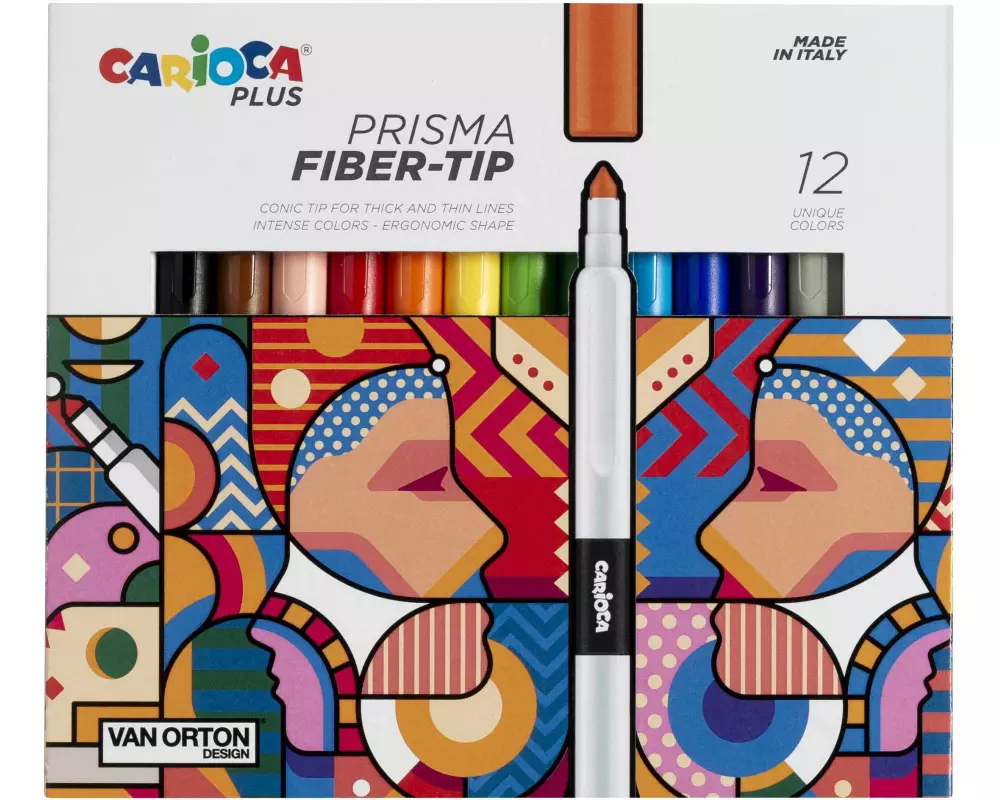 Carioca Filzstift Prisma Plus 12 Stück