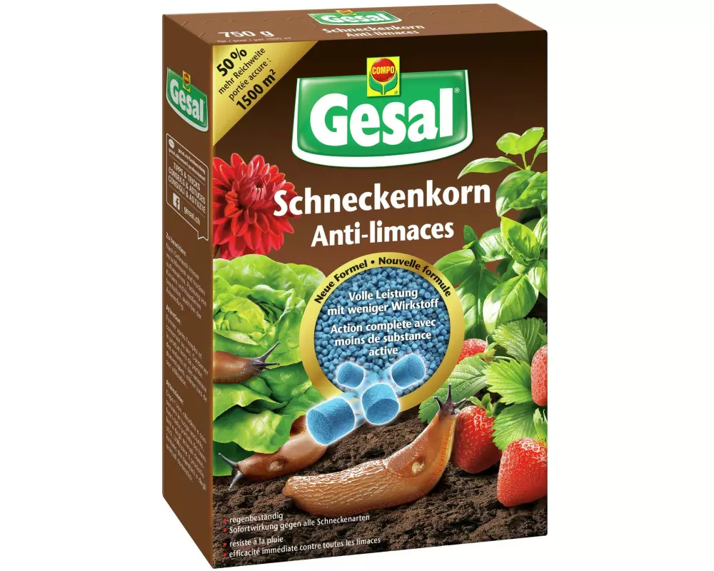 Gesal Pflanzenschutz Schneckenkorn 750 g