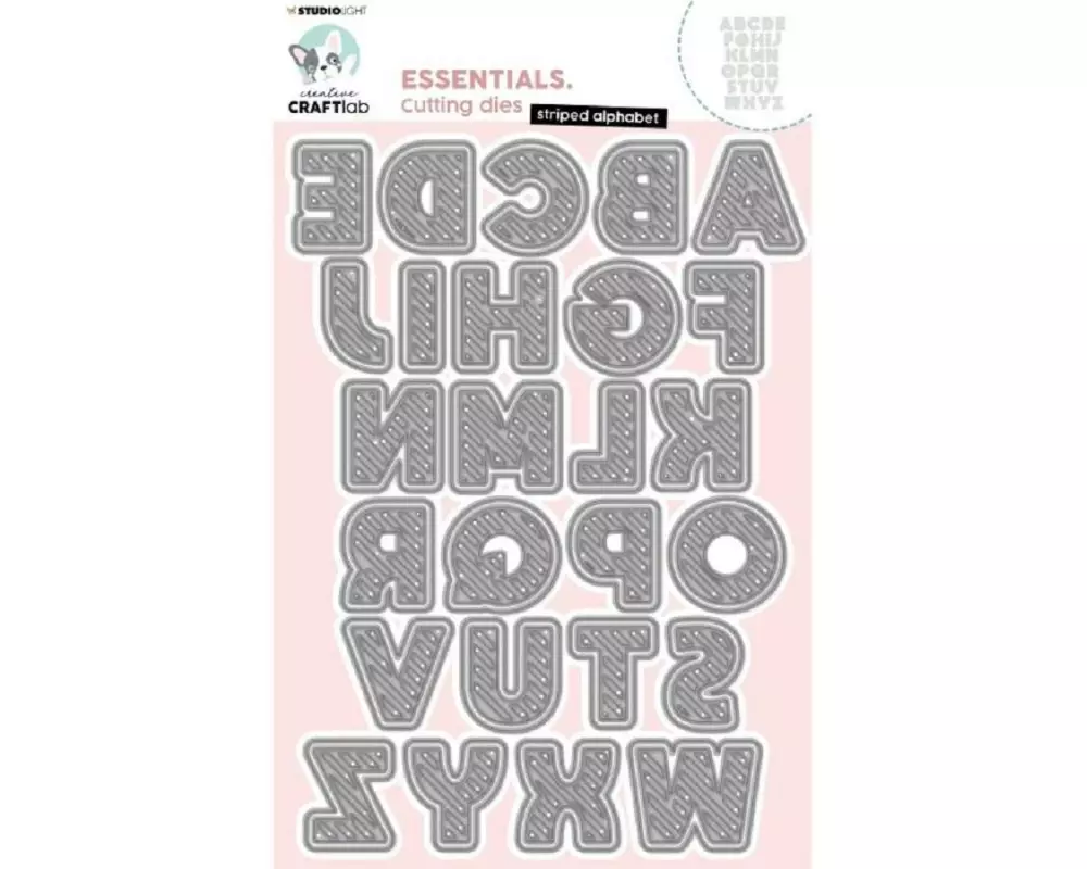 Studio Light Stanzschablone Alphabet 164x265x1 mm