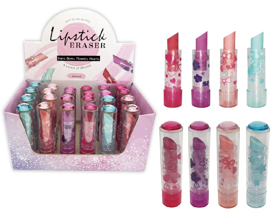 ROOST Radiergummi Lippenstift 4568 assortiert