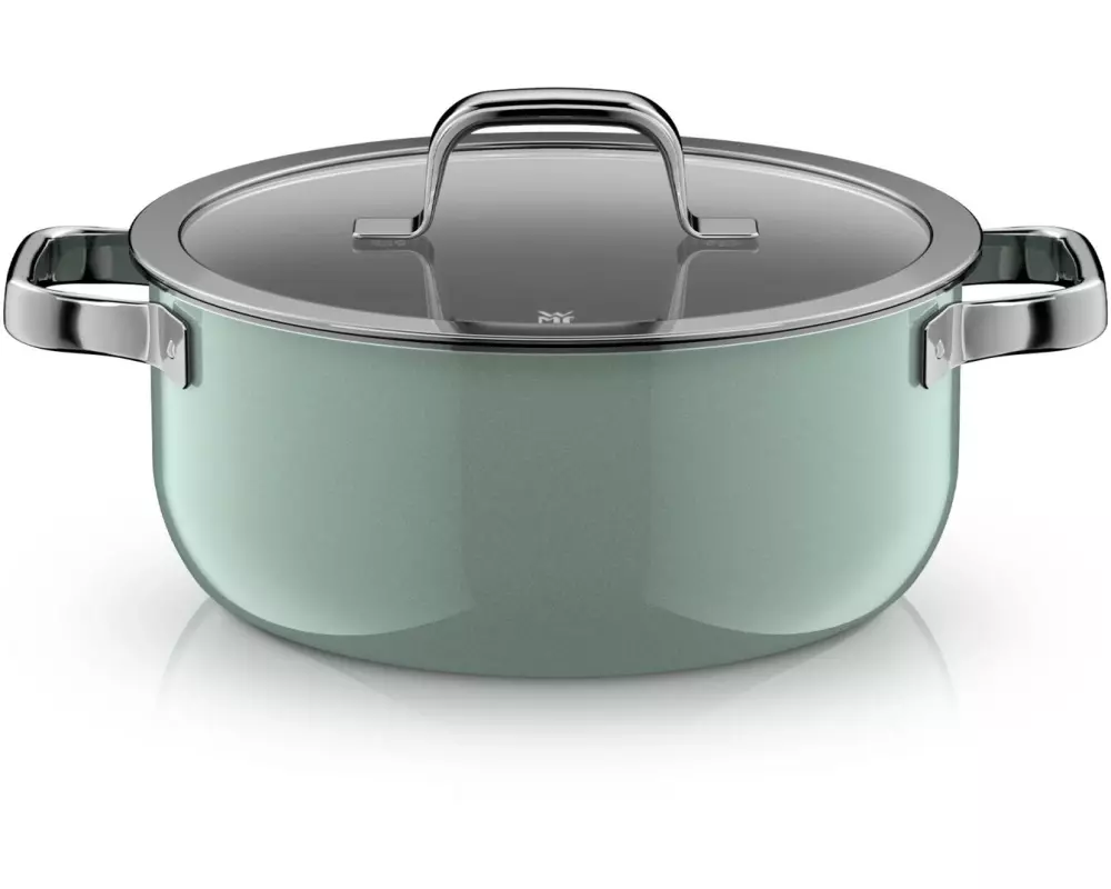WMF Kochtopf Fusiontec Mineral Pro 24 cm, Efeugrün