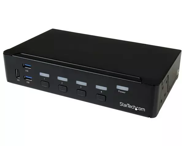 StarTech.com SV431DPU3A2 Tastatur/Video/Maus (KVM) Switch Rack-Einbau Schwarz