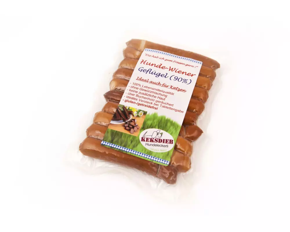 KEKSDIEB Leckerli Hundewiener Geflügel, 180 g