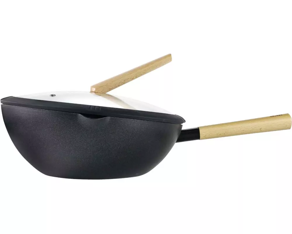 Ibili Wok mit Deckel Luxe 30 cm