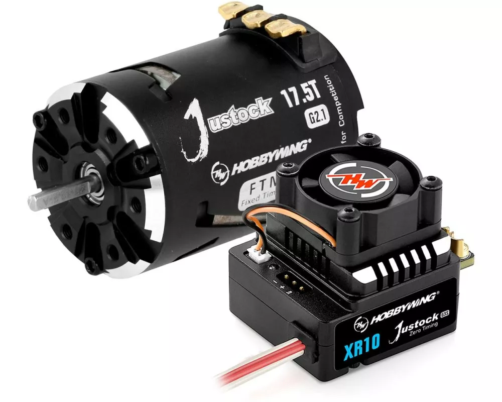 Hobbywing Brushless-Antriebsset Xerun Justock Combo G3S 17.5T, 1:10