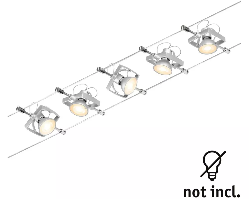 Paulmann CorDuo Seilsystem Mac II Basisset GU5.3 max. 5 x 10 W