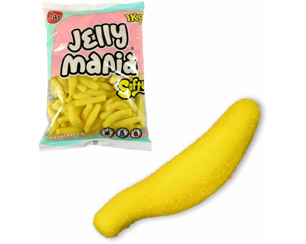 Jake Jellymania Sugared Bananas halal 1000 g