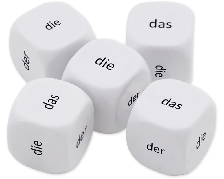 TIMETEX Würfel-Set Deutsch Artikel 93541 16mm 5-teilig