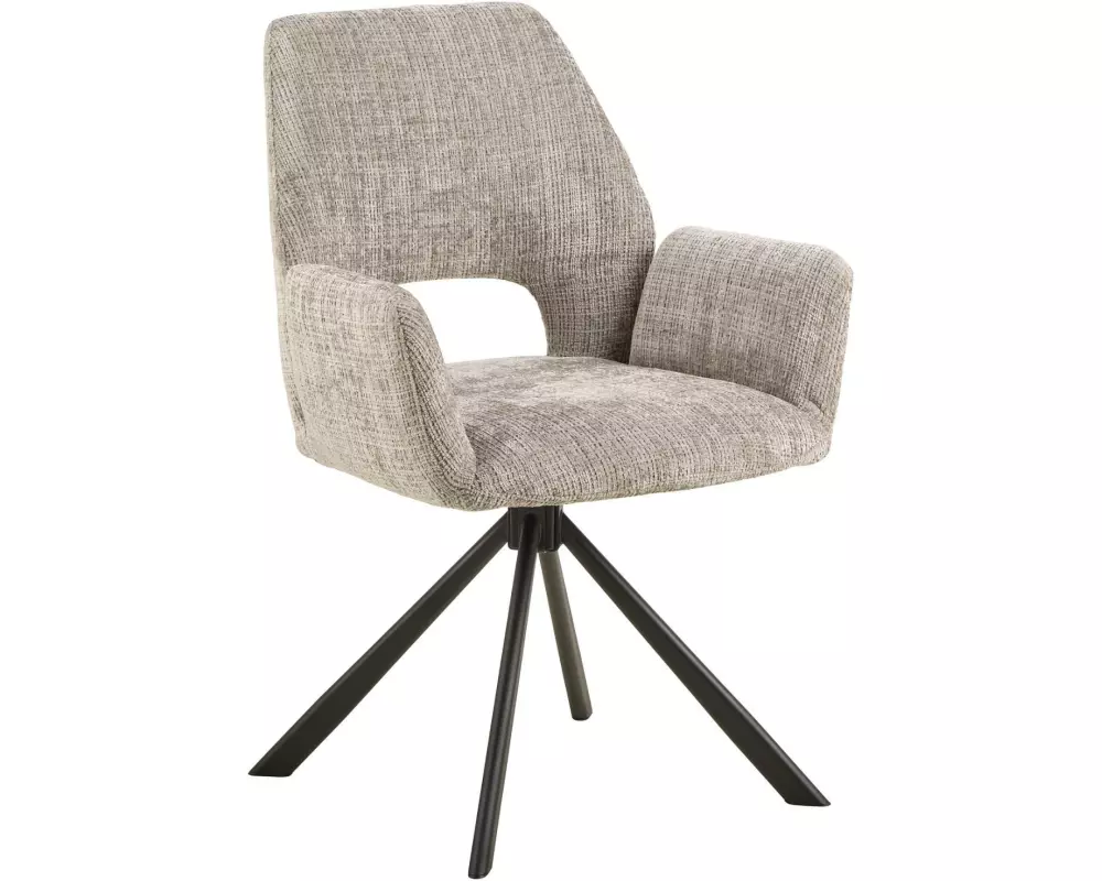 AC Design Stuhl Graham 2 Stück, Beige/Grau