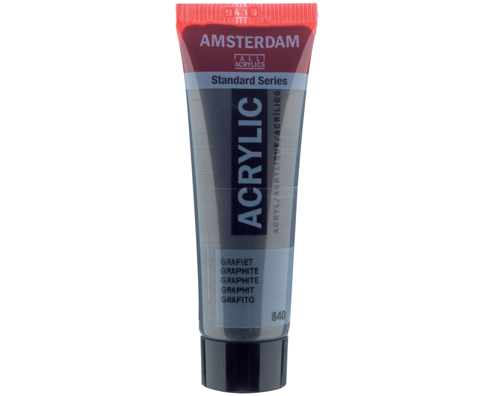 AMSTERDAM Acrylfarbe 20ml 17048400 Graphite 840