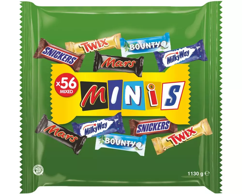 Mars Choc. & Gum Schokoladenriegel Mixed Minis 1130 g