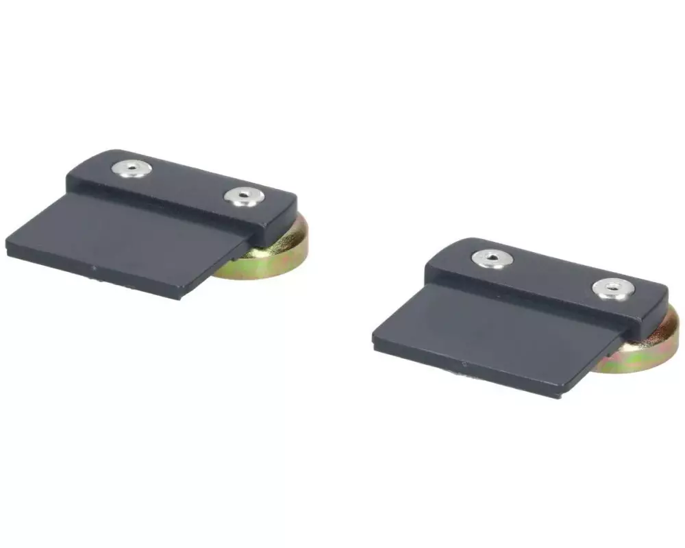 max connect Halterung mit Magnet, flach, CUBO, Anthrazit 2 Stück