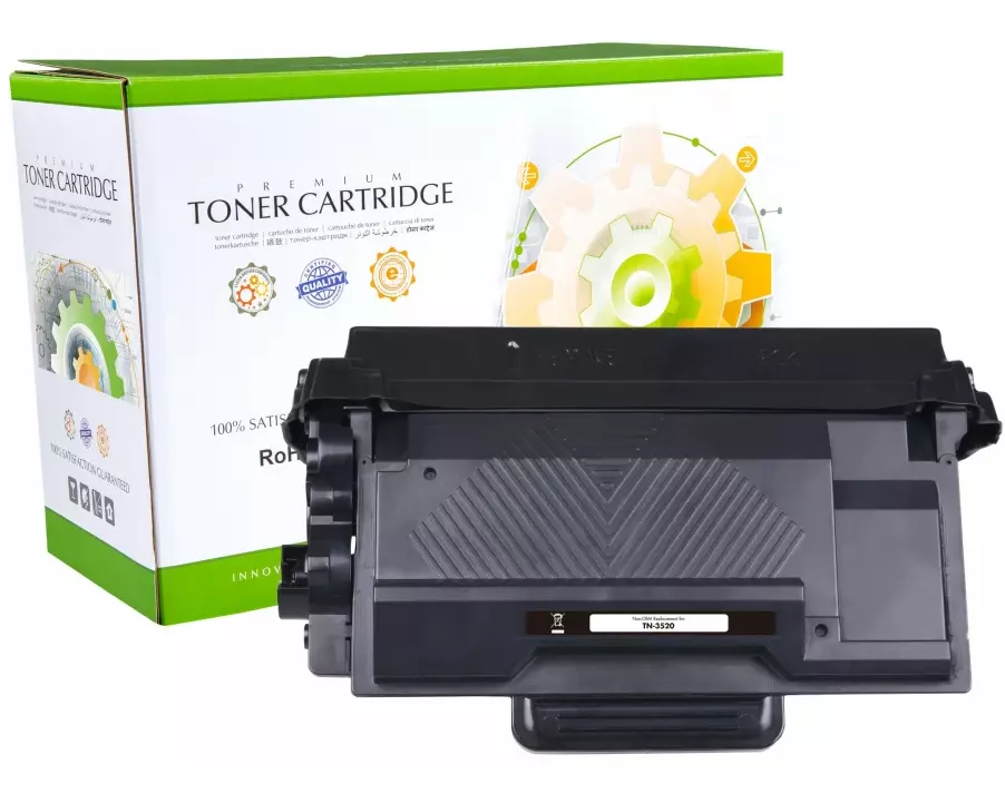 STATIC Toner cartridge compatible with Brother TN-3520BK black compatible 20.000 pages