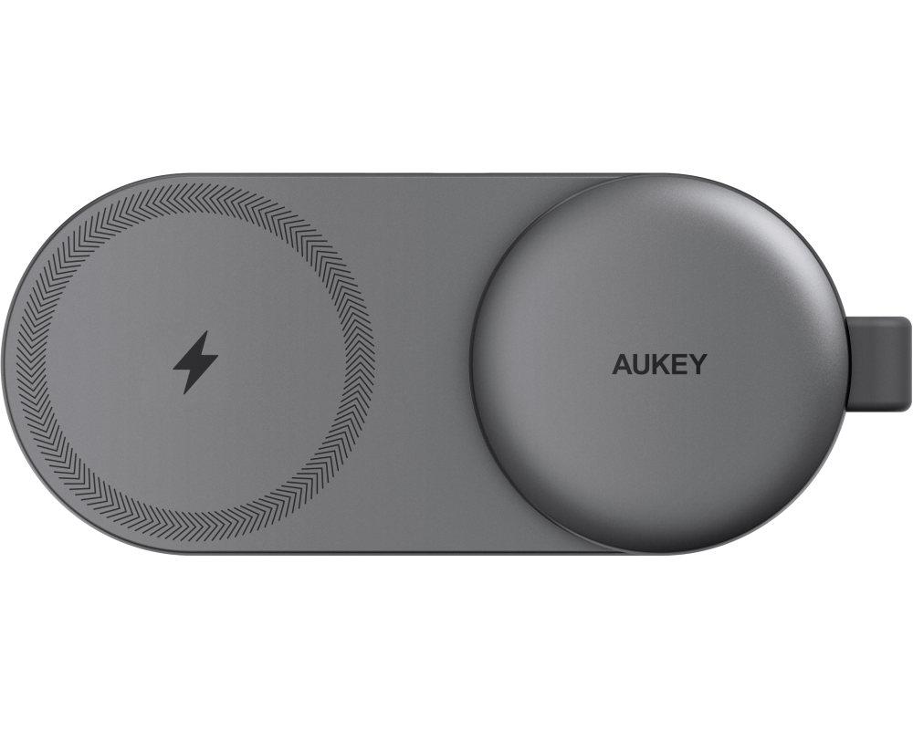 AUKEY MagFusionC 3-IN-1 Foldable LC-MC314 Wirel.Charger Qi2.2 15W+5W+5W