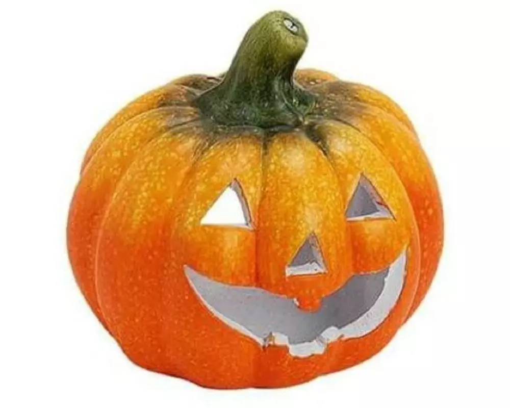 G. Wurm Halloweenfigur Kürbis 1 Stück