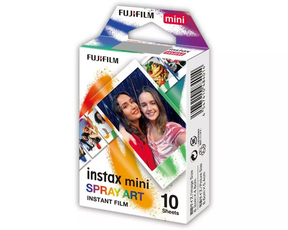 Fujifilm Instax Mini 10 Blatt Spray Art