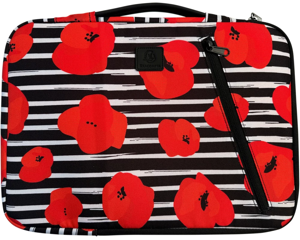 EXACOMPTA Sleeve Coquelicot 13-14 Inch 17213E rot / schwarz