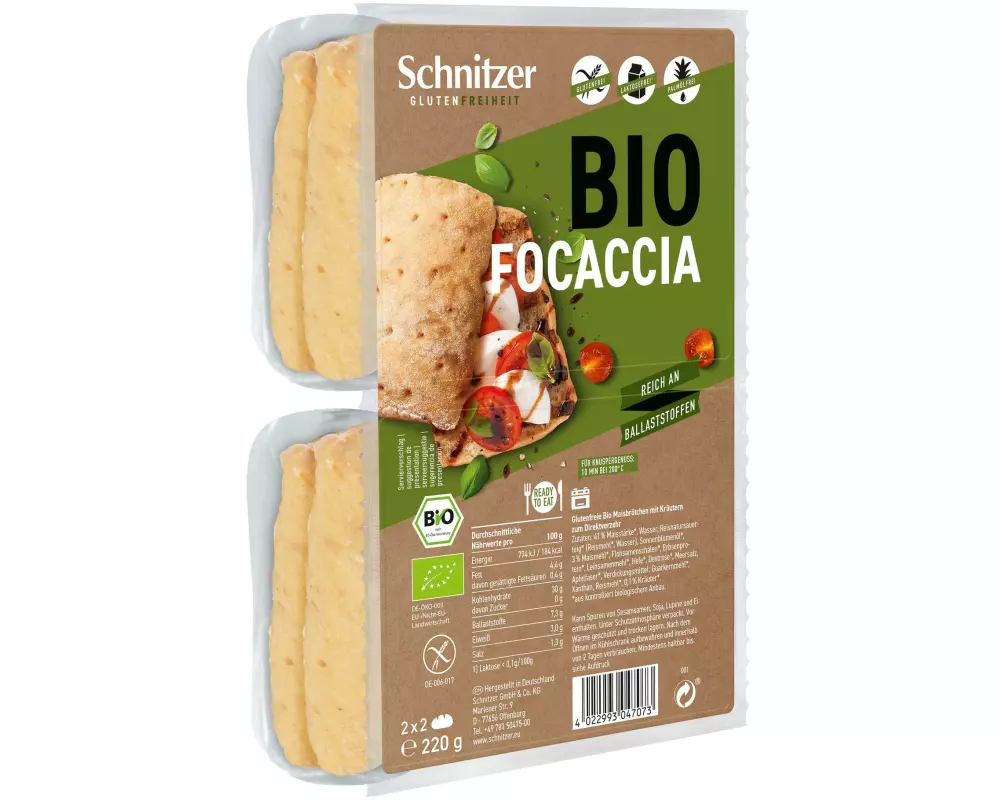 Schnitzer Bio Focaccia 220 g