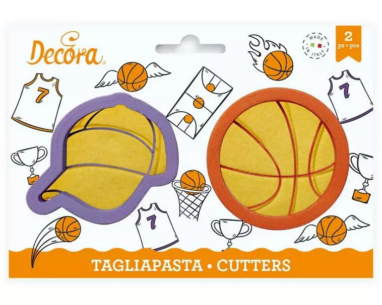 Decora Guetzli-Ausstecher-Set 2 Stück, Basketball